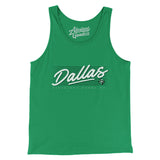 Dallas Retro Men/Unisex Tank Top-Allegiant Goods Co. Vintage Sports Apparel