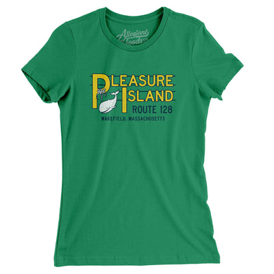 Pleasure Island Amusement Park Women's T-Shirt-Kelly-Allegiant Goods Co. Vintage Sports Apparel