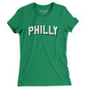 Philly Varsity Women's T-Shirt-Kelly-Allegiant Goods Co. Vintage Sports Apparel