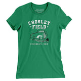 Cincinnati Crosley Field Women's T-Shirt-Allegiant Goods Co. Vintage Sports Apparel