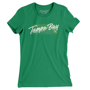 Tampa Bay Retro Women's T-Shirt-Allegiant Goods Co. Vintage Sports Apparel