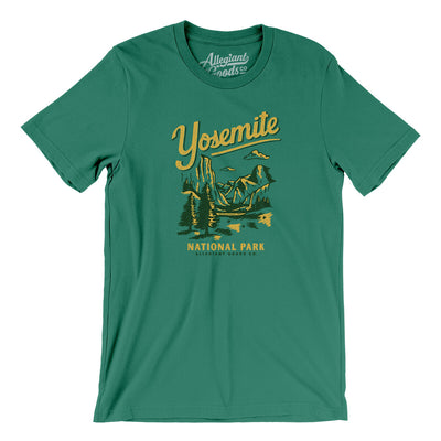 Yosemite National Park Men/Unisex T-Shirt-Kelly-Allegiant Goods Co. Vintage Sports Apparel
