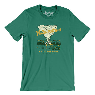 Yellowstone National Park Old Faithful Men/Unisex T-Shirt-Allegiant Goods Co. Vintage Sports Apparel