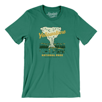 Yellowstone National Park Old Faithful Men/Unisex T-Shirt-Kelly-Allegiant Goods Co. Vintage Sports Apparel