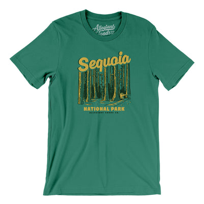 Sequoia National Park Men/Unisex T-Shirt-Kelly-Allegiant Goods Co. Vintage Sports Apparel