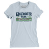 Edgewater Park Women's T-Shirt-Light Blue-Allegiant Goods Co. Vintage Sports Apparel