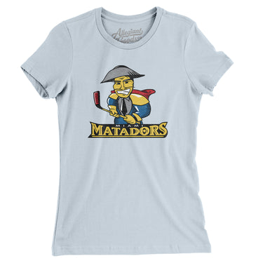 Miami Matadors Women's T-Shirt-Allegiant Goods Co. Vintage Sports Apparel