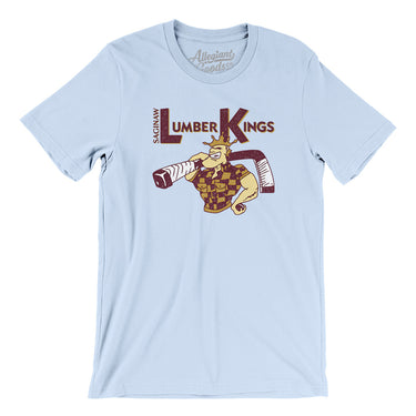 Saginaw Lumberkings Men/Unisex T-Shirt-Allegiant Goods Co. Vintage Sports Apparel