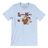 Saginaw Lumberkings Men/Unisex T-Shirt-Light Blue-Allegiant Goods Co. Vintage Sports Apparel