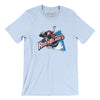 Arkansas Riverblades Men/Unisex T-Shirt-Light Blue-Allegiant Goods Co. Vintage Sports Apparel