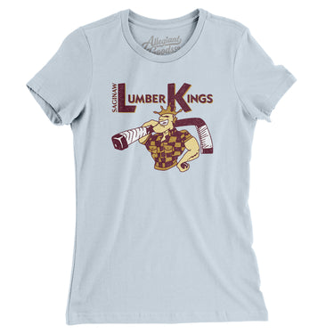 Saginaw Lumberkings Women's T-Shirt-Allegiant Goods Co. Vintage Sports Apparel