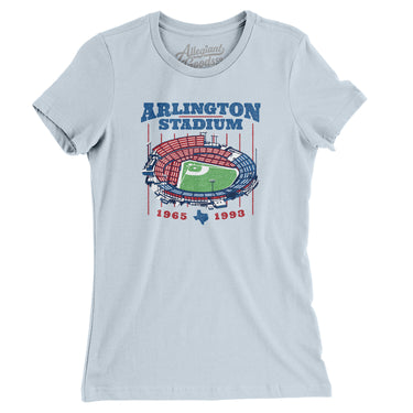 Arlington Stadium Women's T-Shirt-Allegiant Goods Co. Vintage Sports Apparel