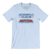 Jacksonville Coliseum Men/Unisex T-Shirt-Light Blue-Allegiant Goods Co. Vintage Sports Apparel