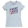 The Helmet Catch Women's T-Shirt-Light Blue-Allegiant Goods Co. Vintage Sports Apparel