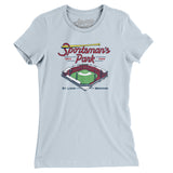 Sportsmans Park St. Louis Women's T-Shirt-Allegiant Goods Co. Vintage Sports Apparel