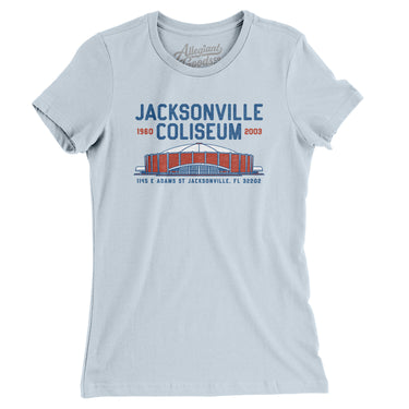 Jacksonville Coliseum Women's T-Shirt-Allegiant Goods Co. Vintage Sports Apparel