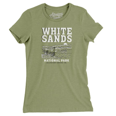 White Sands National Park Women's T-Shirt-Allegiant Goods Co. Vintage Sports Apparel