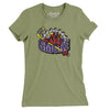 Asheville Smoke Women's T-Shirt-Light Olive-Allegiant Goods Co. Vintage Sports Apparel