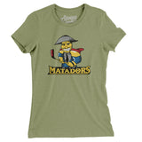 Miami Matadors Women's T-Shirt-Allegiant Goods Co. Vintage Sports Apparel