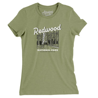 Redwood National Park Women's T-Shirt-Allegiant Goods Co. Vintage Sports Apparel
