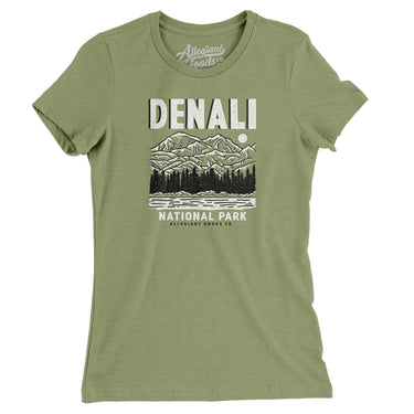 Denali National Park Women's T-Shirt-Allegiant Goods Co. Vintage Sports Apparel