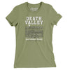 Death Valley National Park Women's T-Shirt-Light Olive-Allegiant Goods Co. Vintage Sports Apparel