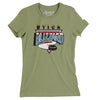 Utica Blizzard Women's T-Shirt-Light Olive-Allegiant Goods Co. Vintage Sports Apparel