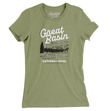 Great Basin National Park Women's T-Shirt-Allegiant Goods Co. Vintage Sports Apparel