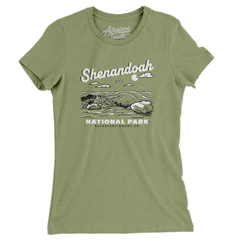 Shenandoah National Park Women's T-Shirt-Allegiant Goods Co. Vintage Sports Apparel