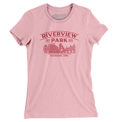 Riverview Park Women's T-Shirt-Light Pink-Allegiant Goods Co. Vintage Sports Apparel