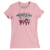 I’m Just Here For The Presidents Race Women's T-Shirt-Light Pink-Allegiant Goods Co. Vintage Sports Apparel