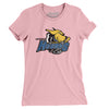 Chicago Hounds Women's T-Shirt-Light Pink-Allegiant Goods Co. Vintage Sports Apparel