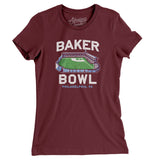 Baker Bowl Women's T-Shirt-Allegiant Goods Co. Vintage Sports Apparel