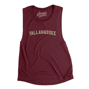 Tallahassee Varsity Women's Flowey Scoopneck Muscle Tank-Allegiant Goods Co. Vintage Sports Apparel