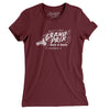 Grand Prix Race-O-Rama Women's T-Shirt-Maroon-Allegiant Goods Co. Vintage Sports Apparel