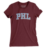 Phl Varsity Women's T-Shirt-Allegiant Goods Co. Vintage Sports Apparel