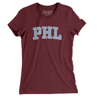 Phl Varsity Women's T-Shirt-Allegiant Goods Co. Vintage Sports Apparel