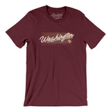 Washington Retro Men/Unisex T-Shirt-Allegiant Goods Co. Vintage Sports Apparel