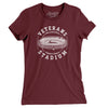 Veterans Stadium Philadelphia Women's T-Shirt-Maroon-Allegiant Goods Co. Vintage Sports Apparel