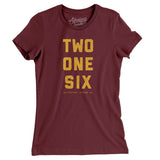 Cleveland 216 Women's T-Shirt-Allegiant Goods Co. Vintage Sports Apparel