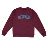 Denver Varsity Midweight Crewneck Sweatshirt-Allegiant Goods Co. Vintage Sports Apparel
