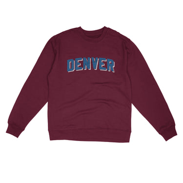 Denver Varsity Midweight Crewneck Sweatshirt-Allegiant Goods Co. Vintage Sports Apparel