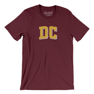 Dc Varsity Men/Unisex T-Shirt-Maroon-Allegiant Goods Co. Vintage Sports Apparel