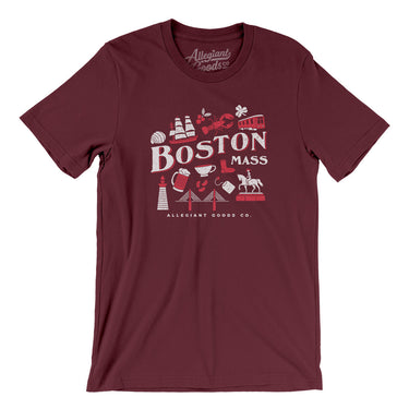 Boston Things Men/Unisex T-Shirt-Allegiant Goods Co. Vintage Sports Apparel