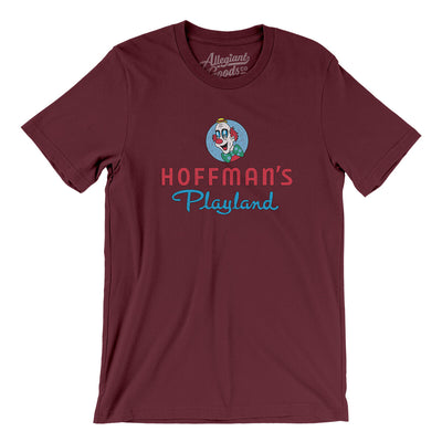 Hoffmans Playland Amusement Park Men/Unisex T-Shirt-Maroon-Allegiant Goods Co. Vintage Sports Apparel
