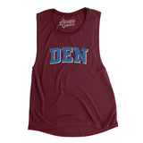 Den Varsity Women's Flowey Scoopneck Muscle Tank-Allegiant Goods Co. Vintage Sports Apparel