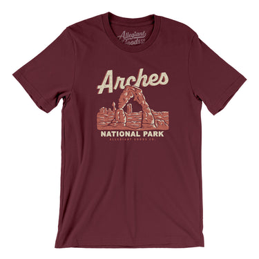 Arches National Park Men/Unisex T-Shirt-Allegiant Goods Co. Vintage Sports Apparel