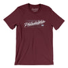 Philadelphia Retro Men/Unisex T-Shirt-Maroon-Allegiant Goods Co. Vintage Sports Apparel