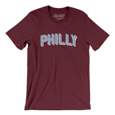 Philly Varsity Men/Unisex T-Shirt-Maroon-Allegiant Goods Co. Vintage Sports Apparel
