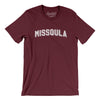 Missoula Varsity Men/Unisex T-Shirt-Maroon-Allegiant Goods Co. Vintage Sports Apparel